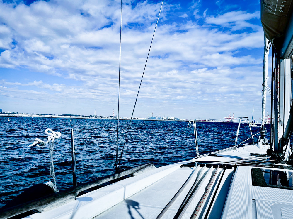 ヨット試乗会の様子